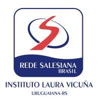 O Instituto Laura Vicuña, situado a Rua Domingos de Almeida, 3388, bairro São Miguel, Uruguaiana - RS, inscrito sob o CNPJ 87.516.