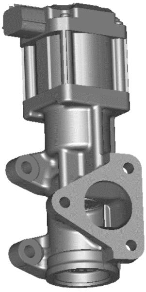 Controle de Emissões do Motor 303-08-9 VÁLVULA DE RECIRCULAÇÃO DE GASES DE ESCAPAMENTO (EGR) O tsistema EGR inclui o seguinte: Válvula de controle EGR; Resfriador EGR; Coletor de admissão de ar; Duto