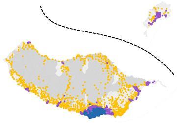 Postos de Transformação de MT/BT por Zona de Qualidade de Serviço Região Autónoma da Madeira Postos de transformação MT/BT O RQS estabelece as