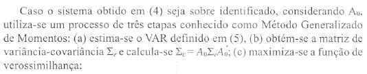 sendo as importações mundiais totais (m), a taxa de câmbio real (</>), o índice de preços internacionais de commodities (P) c as exportações brasileiras do agronegócio (a) não correlacionados