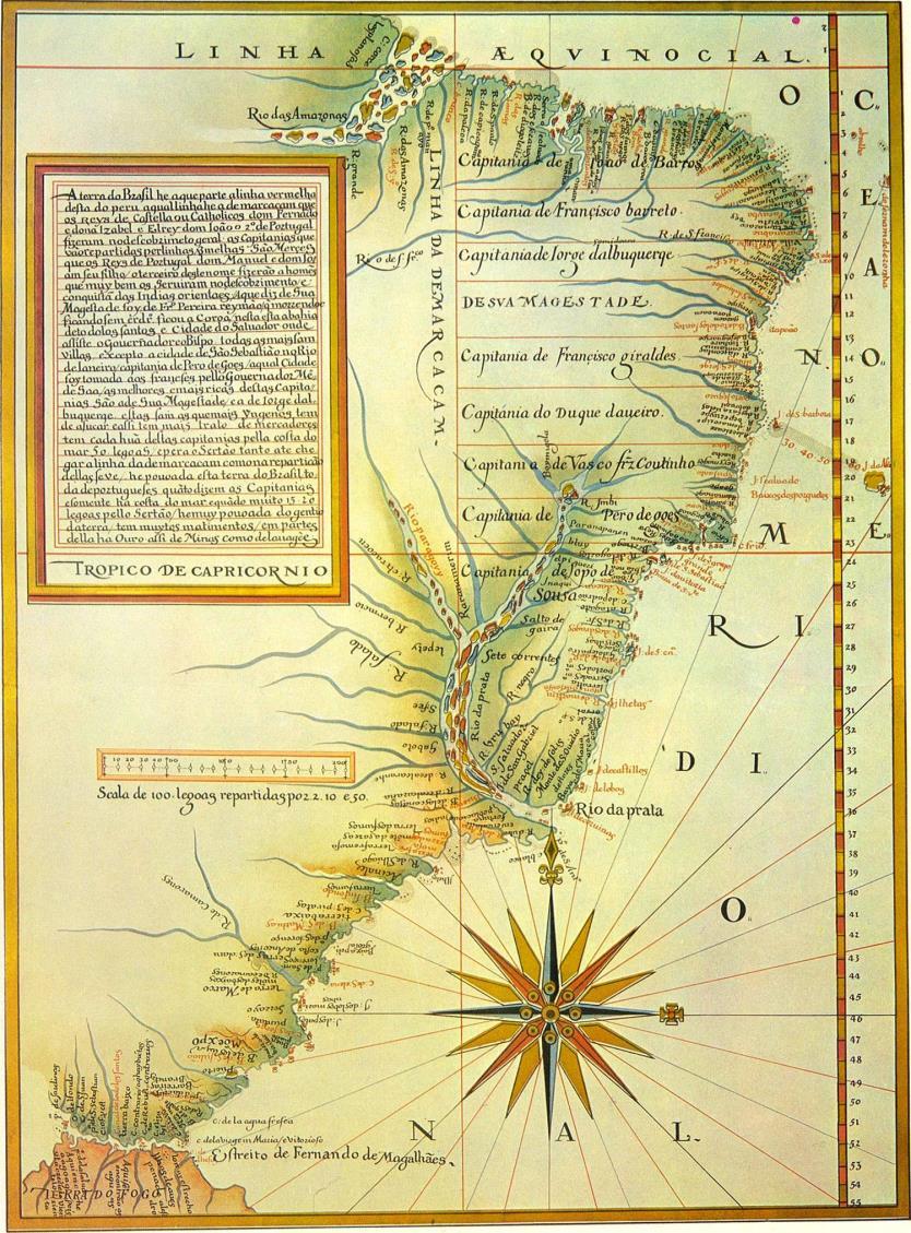 https://commons.wikimedia.org/wiki/file:capitanias.jpg Mapa de Luís Teixeira (c.