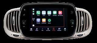 iphone no veículo, disponível através do rádio opcional com ecrã tátil Uconnect 7 HD LIVE.
