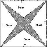 . Seja [ABCD] um quadrado de lado 8 cm. Calcula: a) A área da parte sombreada. b) O perímetro da parte sombreada. 5.