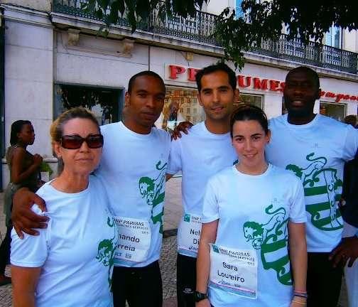 não ficaram a cheirar os manjericos e vieram jantar à nossa festa depois da prova.