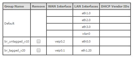 FIGURA 30 INTERFACE GROUPING APÓS CONFIGURAÇÃO DO TRONCO.