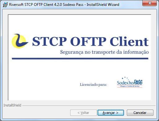 b. Salve o arquivo de instalação do STCP OFTP Client em seu co