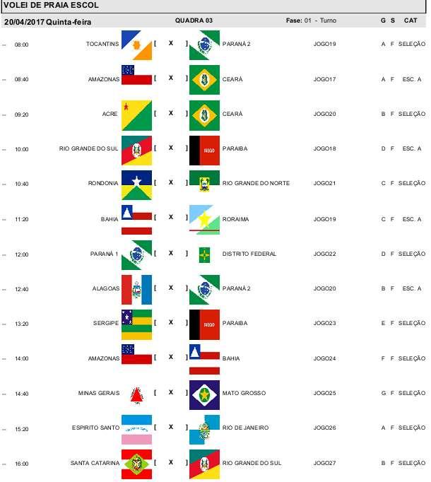 Quadra 3 - CATEGORIA: