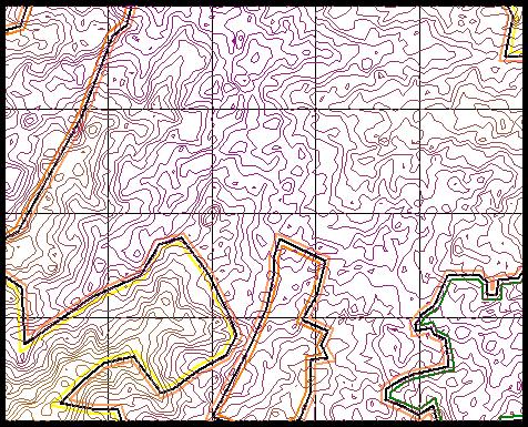 03" S 53 29' 17.77" O Ponto 4 31 37' 46.01" S 53 34' 21.13" O 4.3.2 Orografia e Rugosidade A região de interesse compreende uma área aproximadamente quadrada de 8x8 km², sendo necessária a construção de um mapa de topografia e rugosidade da mesma.