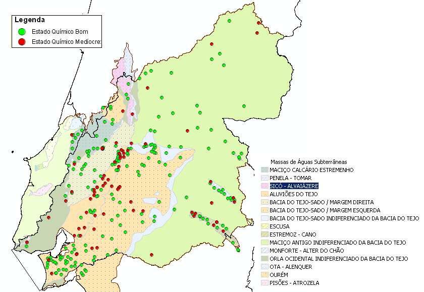 4. GROUNDWATER QUALITATIVE ASSESSMENT: Tagus river basin chemical status ESTADO QUÍMICO 11 water bodies in good status 4