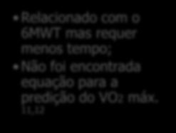 equação para a predição do VO2 máx.