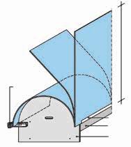 Flexboard Knauf paredes e tetos curvos Molde para curvar chapas 1 - Locação da parede 2 - Corte das guias para executar