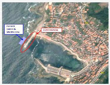 Espanha SEA Energy ( A Guarda, Galiza) Promotor: Sea Energy Coluna de Água Oscilante em quebramar, 600kW