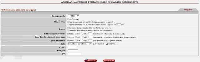 Obs.: Para maiores detalhes sobre a digitação da Intenção e Proposta de Portabilidade vide o Manual da Portabilidade, disponível no Mural do BPNET na seção Comunicados.