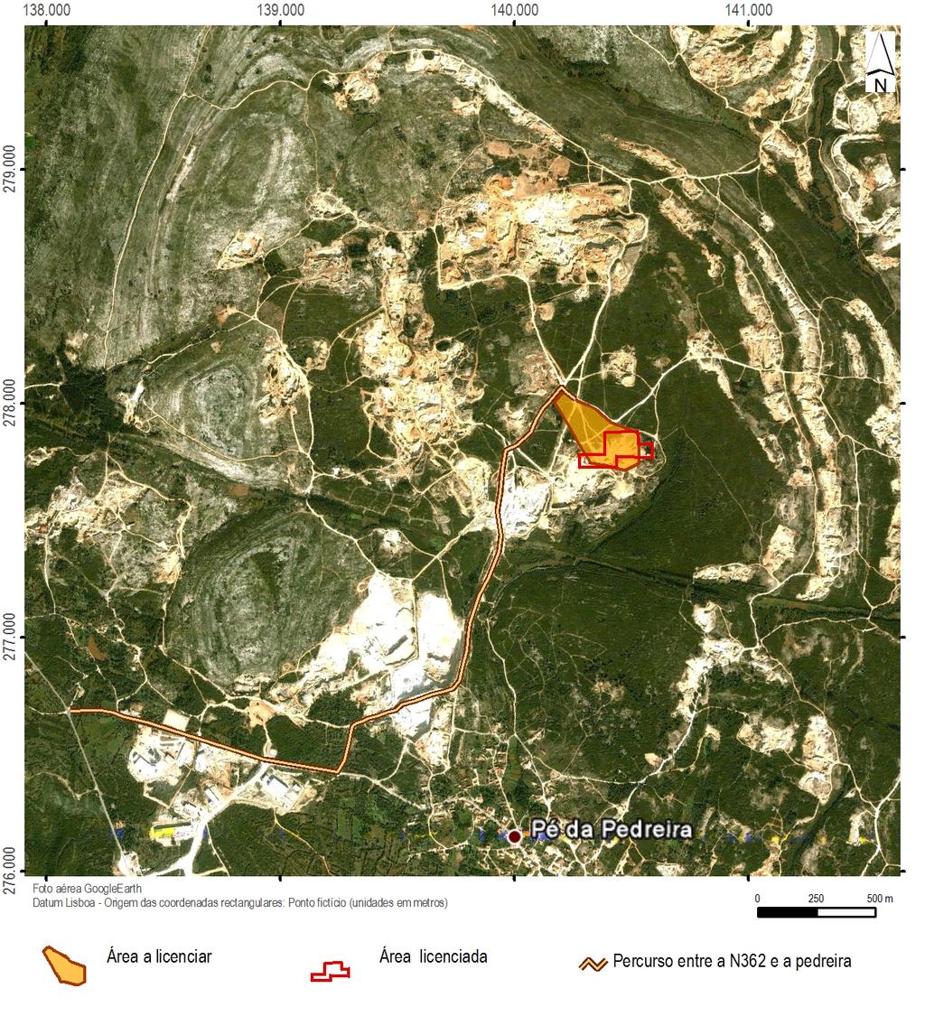 ESTUDO DE IMPACTE AMBIENTAL DA Figura 3 Fotografia aérea da área