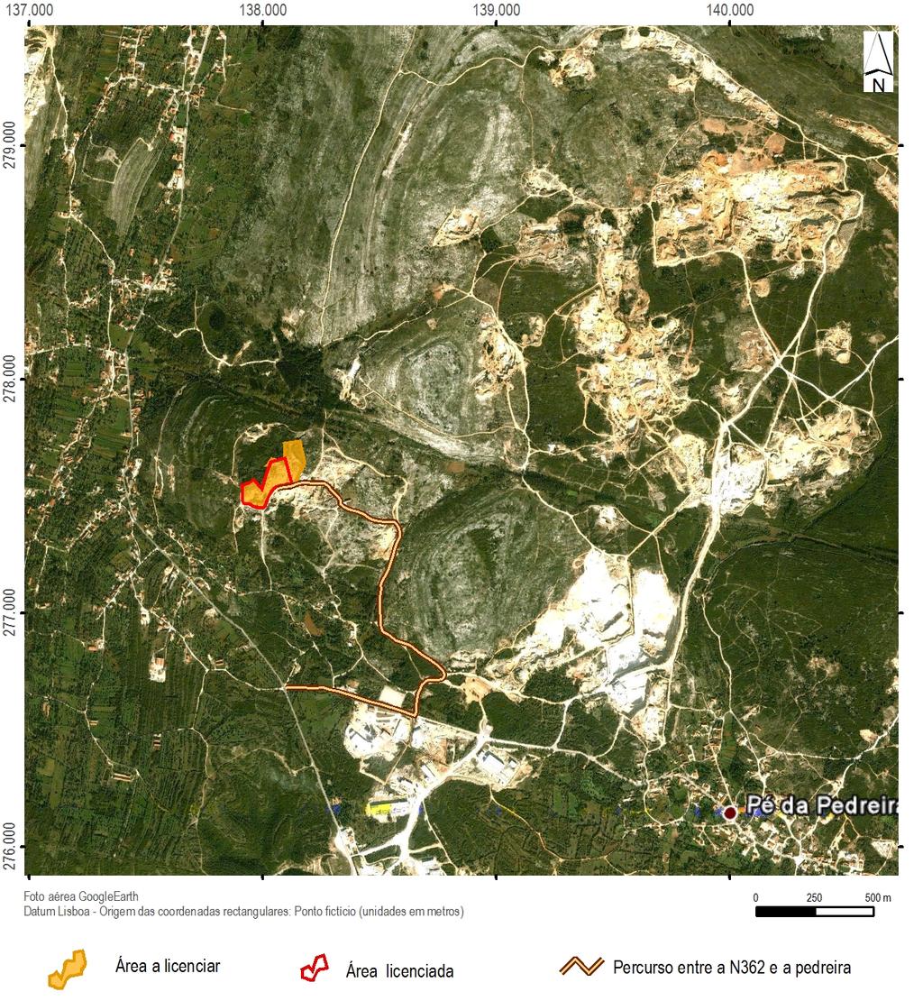 ESTUDO DE IMPACTE AMBIENTAL DA Figura 3 Fotografia aérea da área