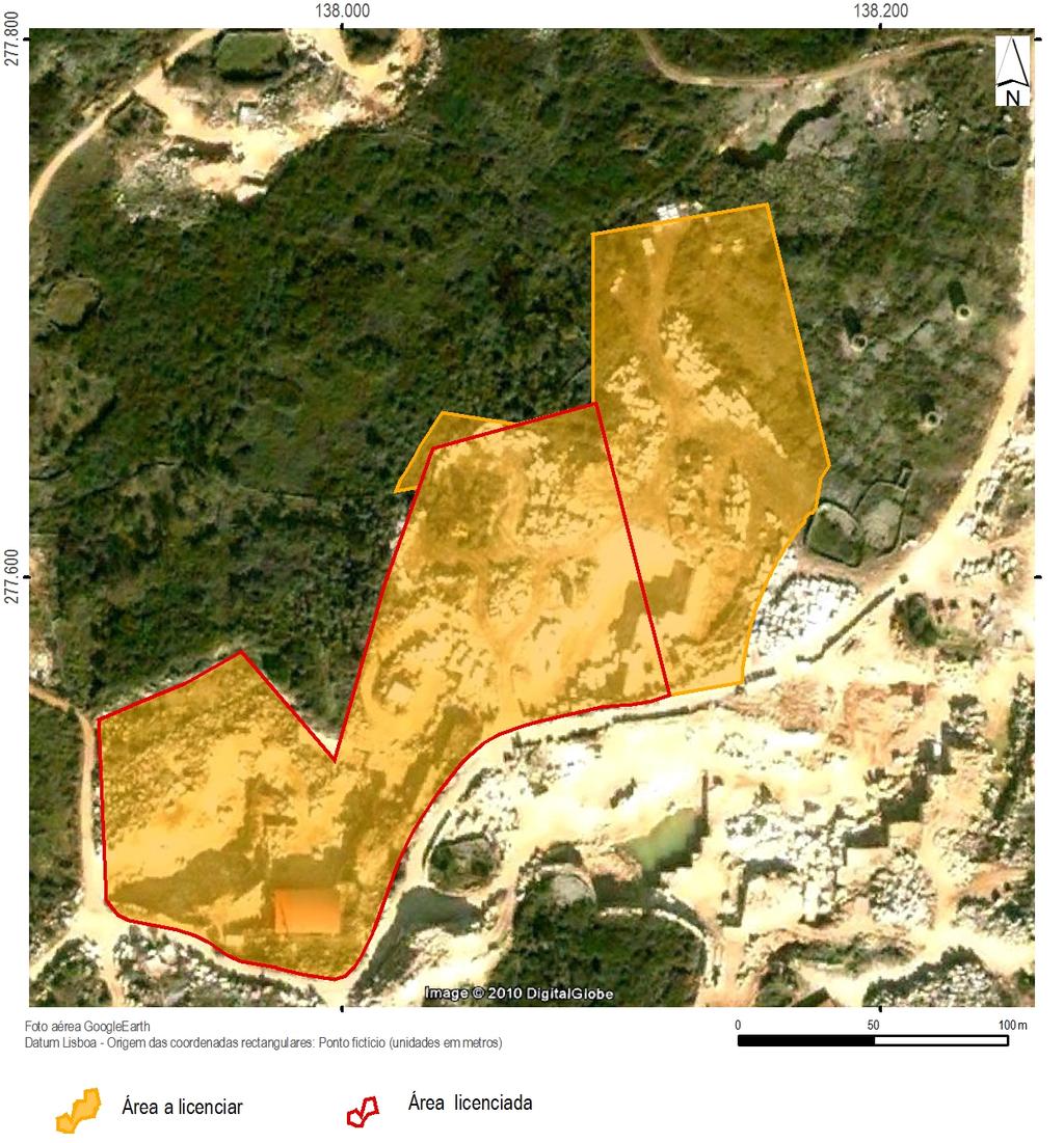 ESTUDO DE IMPACTE AMBIENTAL DA Figura 4 - Fotografia aérea da área de intervenção do projecto Figura 5-