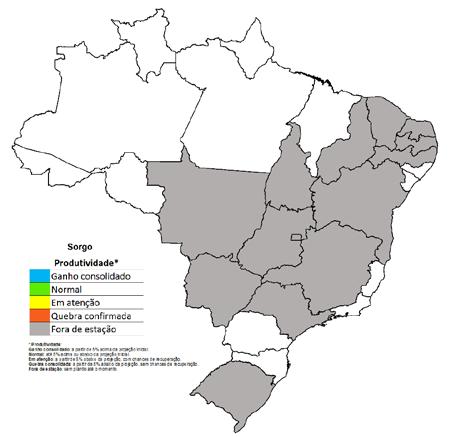 9.1.9.Sorgo Figura 47 Mapa da produção agrícola Sorgo Fonte: Conab/IBGE.