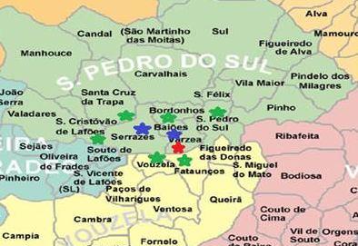 Fazendo uma análise detalhada do concelho de S. Pedro do Sul (Gráfico 7) apraz referir que se registou um número elevado de capturas na freguesia de Baiões.