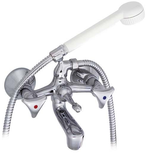 exposed bath/shower mixer + hand shower