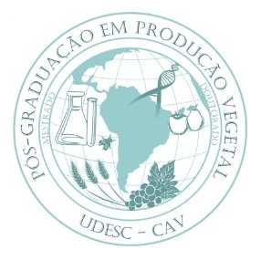 EDITAL DE ABERTURA DE PROCESSO DE SELEÇÃO PARA INGRESSO NOS CURSOS DE MESTRADO E DOUTORADO EM PRODUÇÃO VEGETAL Nº 019/2017/CAV O Diretor Geral do Centro de Ciências Agroveterinárias da Universidade