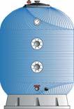 acessórios - filtros FILTROS DE AREIA BOBINADOS PRESSÃO: 4 BAR Velocidade de filtração: 20 m 3 /h/m 2 Ref.