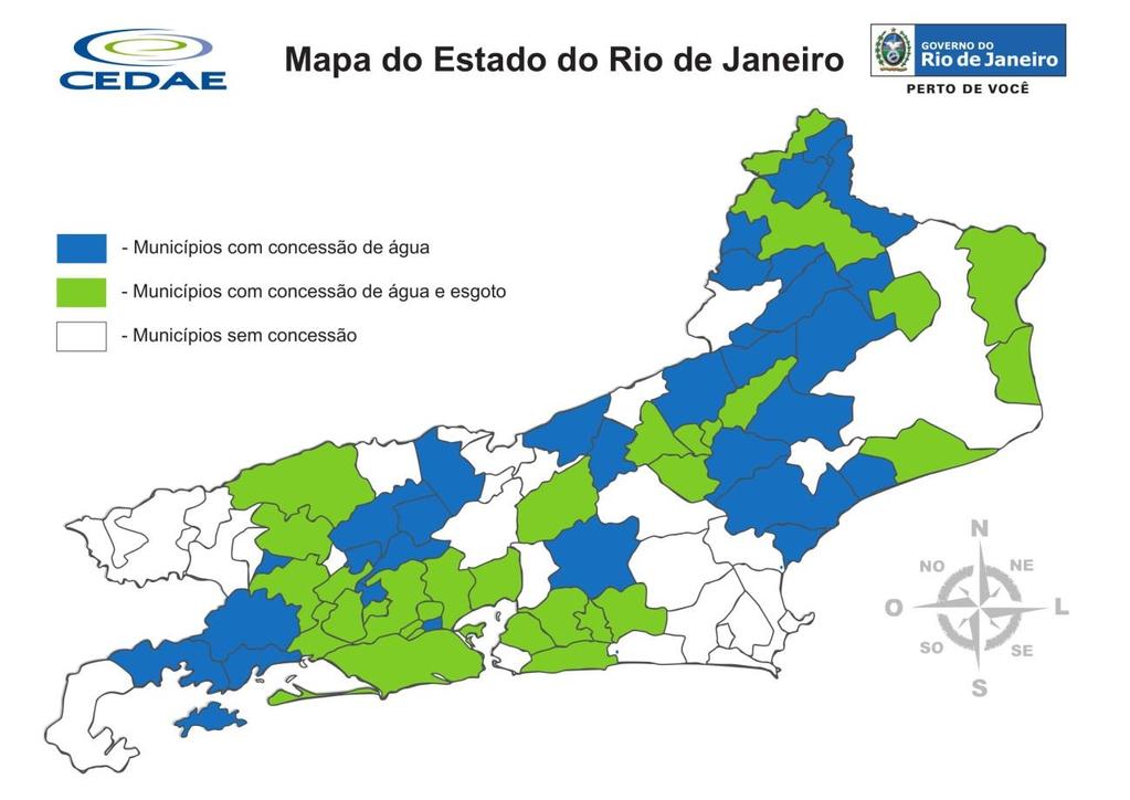 Resultados de 2017 do Rio de Janeiro e presta serviços de fornecimento de água potável, coleta, tratamento e disposição final de esgotos.