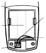 3. PROCEDIMENTOS DE INSTALAÇÃO Bateria Remova a tampa do compartimento, localizada atrás do Handset (Monofone), pressionando-a de maneira a tirá-la; Conecte os terminais da bateria no telefone;