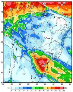 Para o início da semana de 03 a 09/06/2017 prevê-se chuva fraca a moderada nas bacias dos rios Jacuí, Uruguai, Iguaçu e Paranapanema, e no trecho incremental a UHE Itaipu.