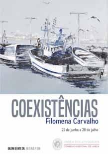 20 relatório anual 2017 Conselho Regional de Lisboa Julho Coexistências Exposição de Pintura A artista Filomena Carvalho apresentou a sua exposição de pintura Coexistências, uma mostra de trabalhos