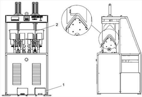 5. Máquina de cambrê facão 5.1 As máquinas de cambrê facão devem possuir os seguintes requisitos específicos de segurança: a) proteções fixas nas zonas superior e traseira, de acordo com os itens 12.