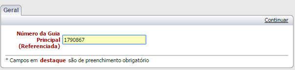 1.8 Solicitação de Guia: Anexo de