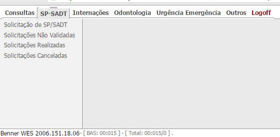 1.3 Solicitação de guia de