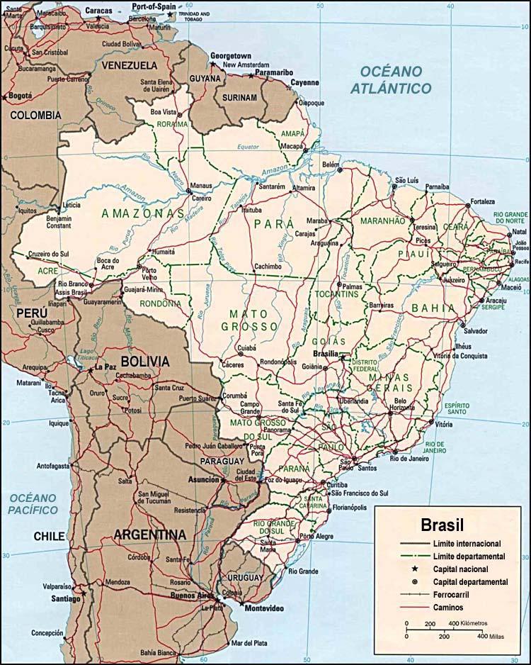 Brasil Brasilien Rio Grande do Sul Tamanho 8.515.