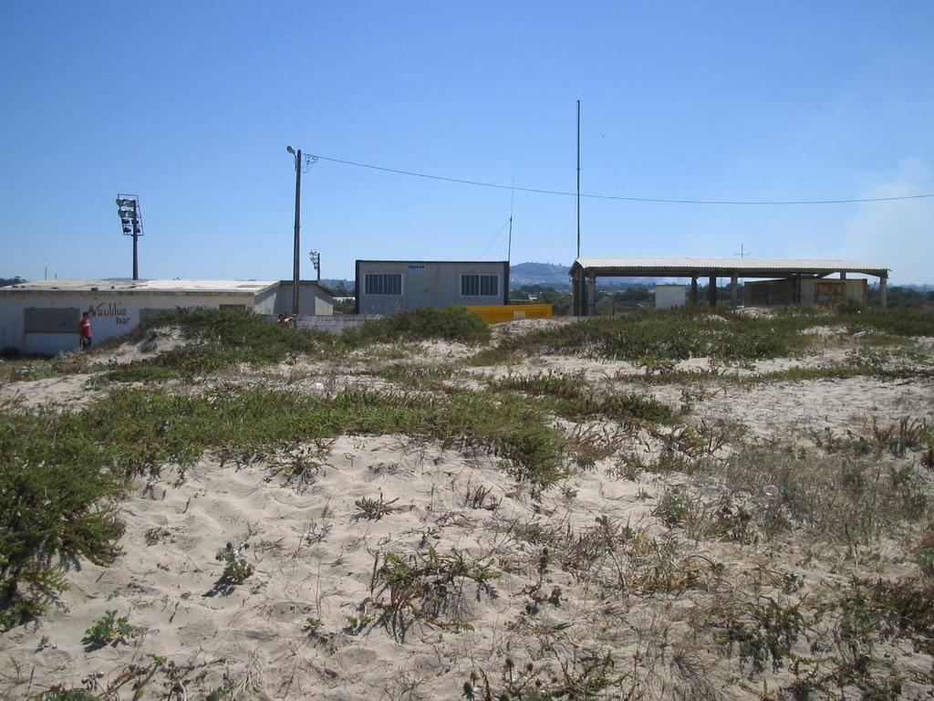 Face às situações de erosão costeira intensa identificadas na Praia da Estela, propõe-se a criação de um Apoio Simples, cuja licença deve ser renovada anualmente.