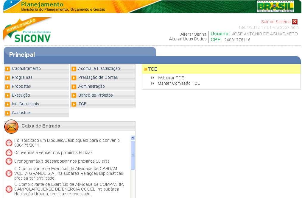 Portaria Interministerial n 507/2011 2º Caso não haja a regularização da pendência, o concedente: I - realizará a apuração do dano; e II - comunicará o fato ao