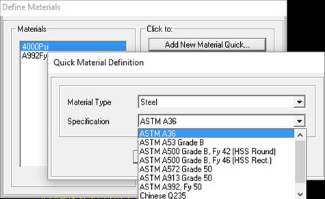 correspondente na aba Specification.