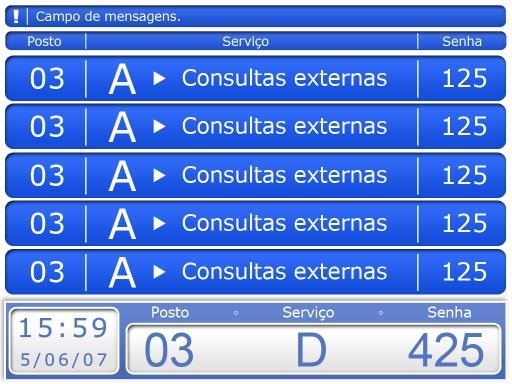 5.5.2. Monitor Multimédia. A aplicação GeF-Multimédia é responsável pelo envio das chamadas dos GeF-Cliente para os monitores.