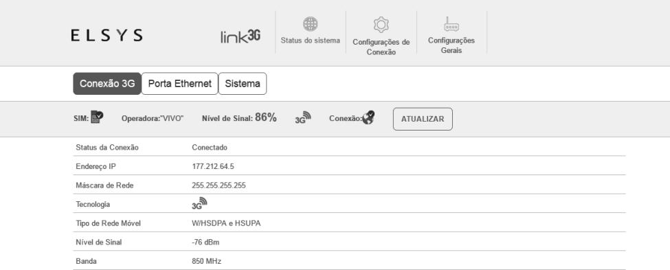 Configuração da porta Ethernet ÍTEM ANTES DE USAR SOBRE O ALCANCE DESTE PRODUTO Endereço IP Máscara de rede Pressione o botão Aplicar Alterações para salvar as configurações alteradas.