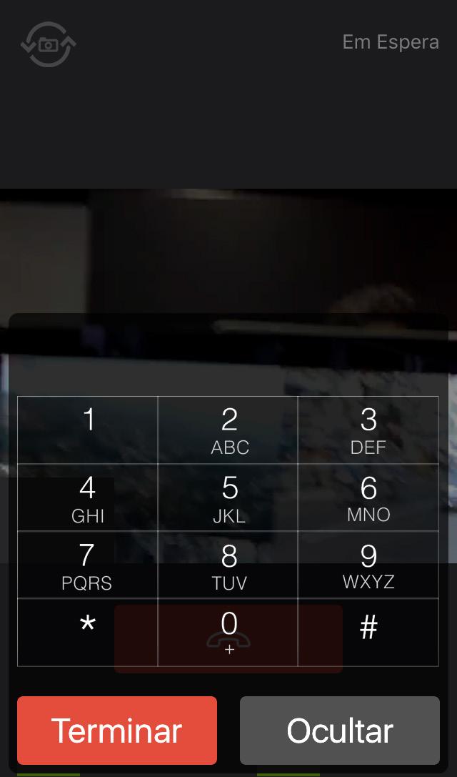 5.3.2. Videochamada em espera Permite colocar a chamada em espera. 5.3.3. Silenciar microfone (mute) Permite inativar a voz enviada emitida via app.