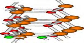 71 banda de valência há contribuições do orbital p do átomo de O, principalmente quando este está ligado ao In. Em todos os HOMO mantém-se a maior contribuição do orbital p do P.