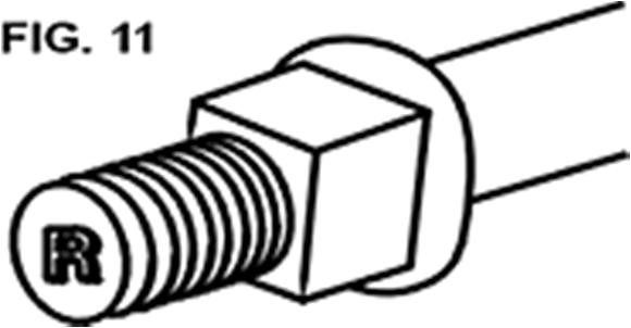Observe: Pedal esquerdo: (Fig. 12) L Deve ser colocado no lado sem roda dentada.