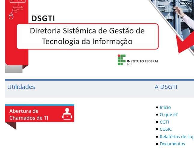 Em seguida, clique na opção Abertura de chamados de TI.
