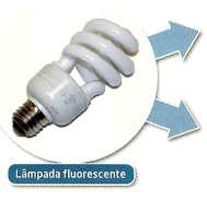 BALANÇO ENERGÉTICO NUMA LÂMPADA FLUORESCENTE Numa lâmpada fluorescente