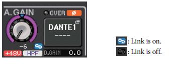 Enquanto você controla o ganho analógico, a função de Gain Conpensation permite que você modifique o