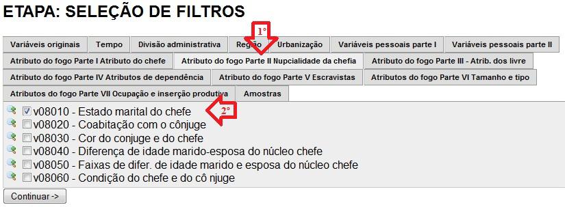 Na sequencia, seleciona-se as variáveis de atributos pessoais do chefe listadas na classe Atributo do fogo