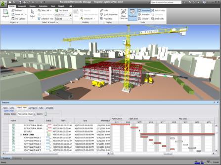 andamento da obra Exemplos de software: Synchro e