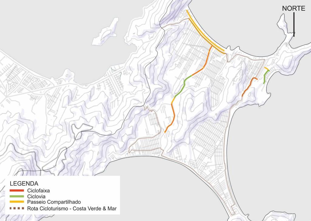 acidentes com pedestres em trânsito na ciclofaixa ou até mesmo com veículos ao desviar dos transeuntes.