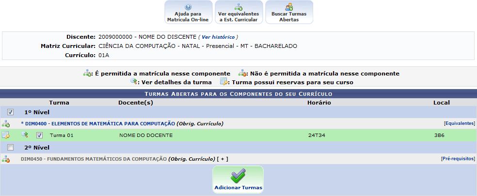 O aluno pode preencher ou alterar os dados permitidos. Após modificar os dados que julgar necessário, clique em Confirmar. 3.