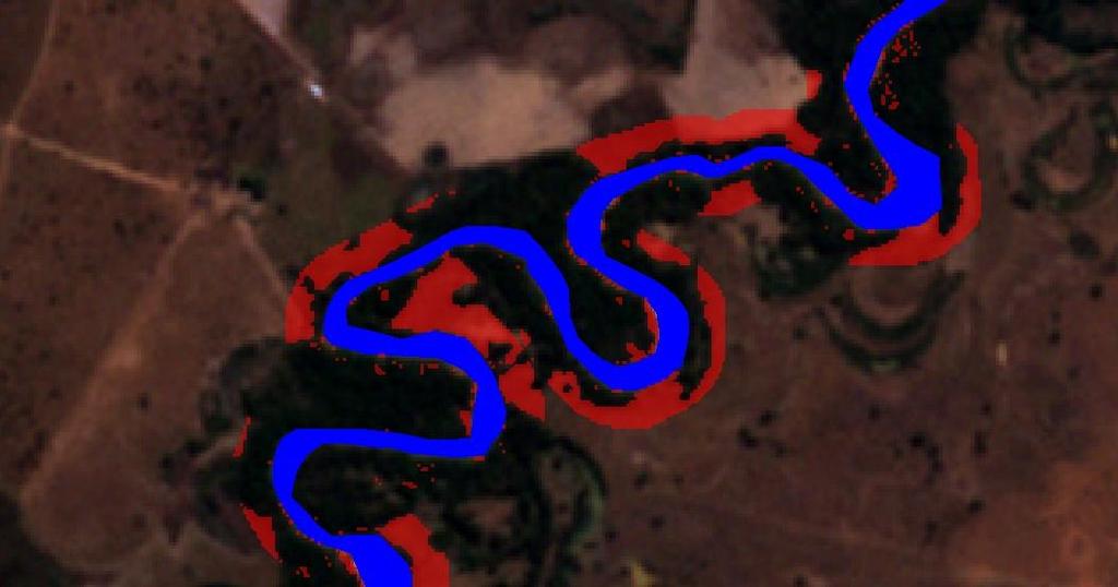 Identificação automática de áreas de preservação Rios de