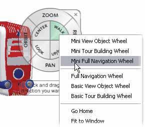 11. Para usar o Mini Full Navigation Wheel (Minicírculo de navegação